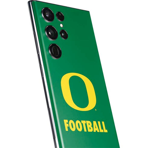 University of Oregon Football Green Galaxy S22 Ultra Skin