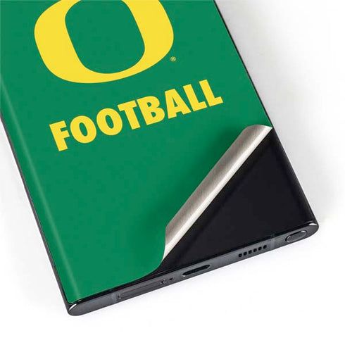 University of Oregon Football Green Galaxy S22 Ultra Skin