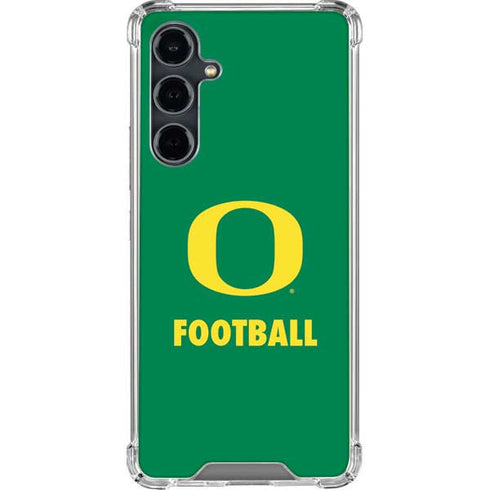 University of Oregon Football Green Galaxy S23 FE Clear Case
