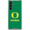 University of Oregon Football Green Galaxy S23 FE Clear Case