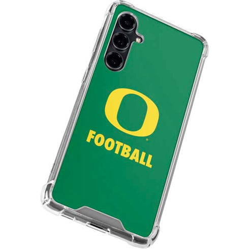 University of Oregon Football Green Galaxy S23 FE Clear Case