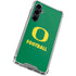 University of Oregon Football Green Galaxy S23 FE Clear Case