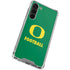 University of Oregon Football Green Galaxy S23 Plus Clear Case