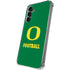 University of Oregon Football Green Galaxy S24 Plus Clear Case