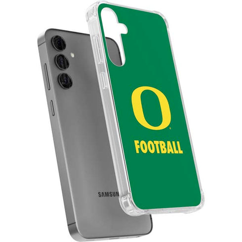 University of Oregon Football Green Galaxy S24 Plus Clear Case