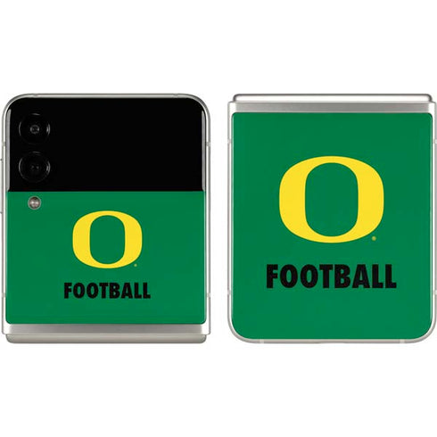 University of Oregon Football Green Galaxy Z Flip3 5G Skin
