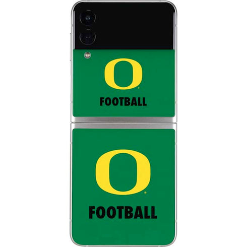 University of Oregon Football Green Galaxy Z Flip3 5G Skin