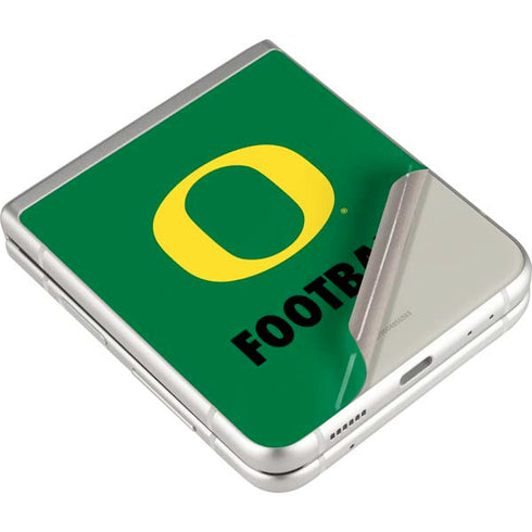 University of Oregon Football Green Galaxy Z Flip3 5G Skin