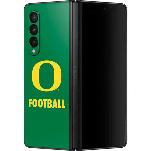 University of Oregon Football Green Galaxy Z Fold3 5G Skin