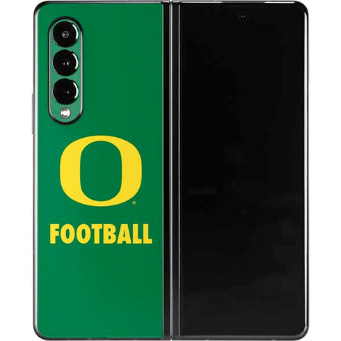 University of Oregon Football Green Galaxy Z Fold3 5G Skin
