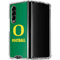 University of Oregon Football Green Galaxy Z Fold4 5G Clear Case