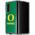 University of Oregon Football Green Galaxy Z Fold4 5G Clear Case
