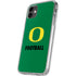 University of Oregon Football Green iPhone 11 Clear Case