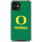 University of Oregon Football Green iPhone 12 Clear Case