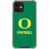 University of Oregon Football Green iPhone 12 Clear Case
