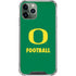 University of Oregon Football Green iPhone 12 Pro Max Clear Case