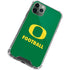 University of Oregon Football Green iPhone 12 Pro Max Clear Case