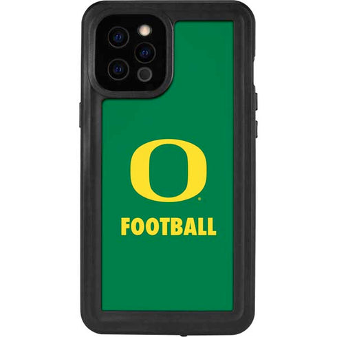 University of Oregon Football Green iPhone 12 Pro Max Waterproof Case