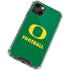 University of Oregon Football Green iPhone 13 Mini Clear Case