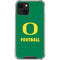 University of Oregon Football Green iPhone 14 Plus Clear Case