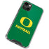 University of Oregon Football Green iPhone 14 Plus Clear Case