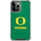 University of Oregon Football Green iPhone 14 Pro Max Clear Case