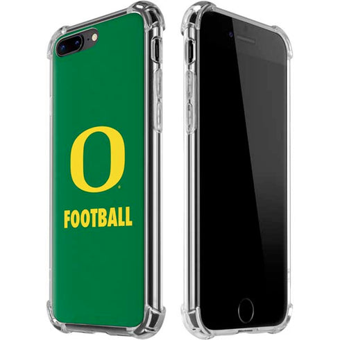 University of Oregon Football Green iPhone 7/8 Plus Clear Case