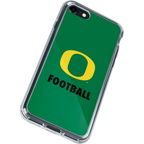 University of Oregon Football Green iPhone SE (2nd & 3rd Gen) Clear Case