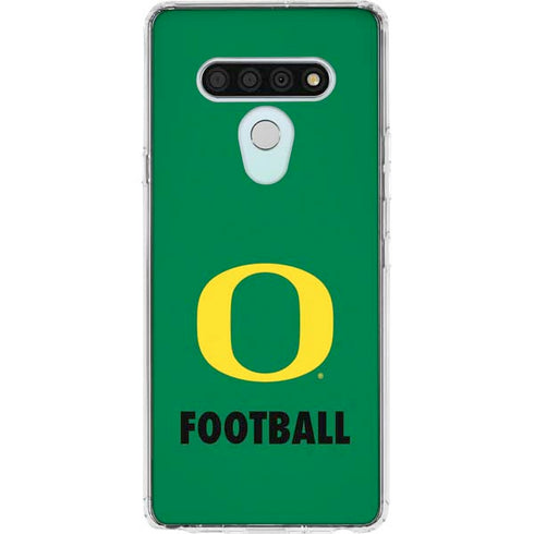 University of Oregon Football Green LG Stylo 6 Clear Case