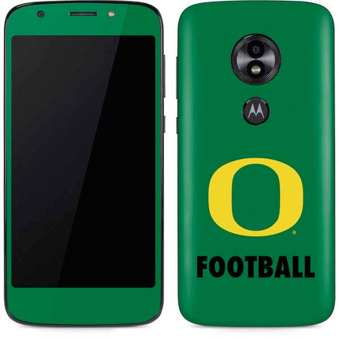 University of Oregon Football Green Moto E5 Play Skin