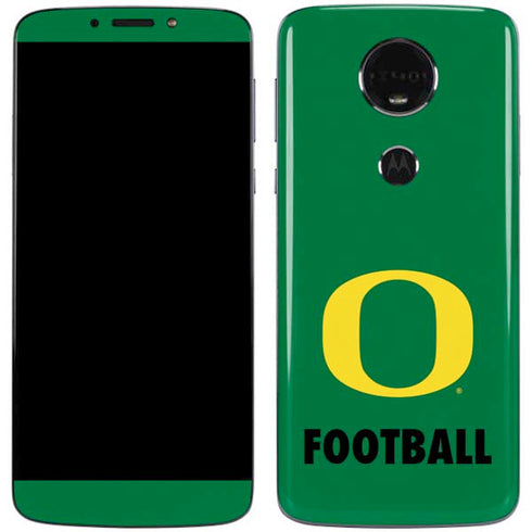 University of Oregon Football Green Moto E5 Plus Skin