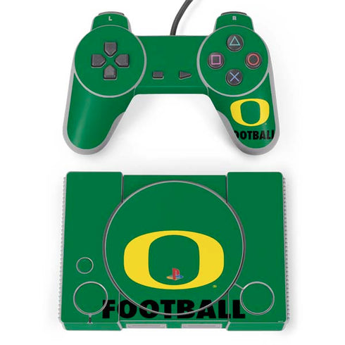 University of Oregon Football Green PlayStation Classic Bundle Skin