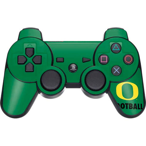 University of Oregon Football Green PS3 Dual Shock wireless controller Skin
