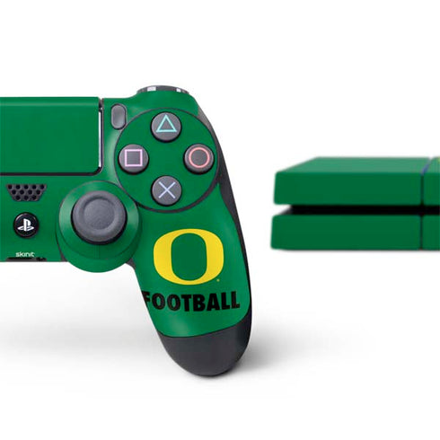 University of Oregon Football Green PS4 Console and Controller Bundle Skin