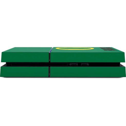 University of Oregon Football Green PS4 Console Skin