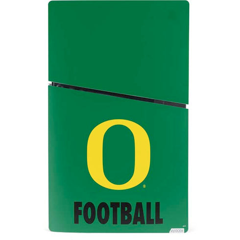 University of Oregon Football Green PS5 Slim Digital Edition Bundle Skin