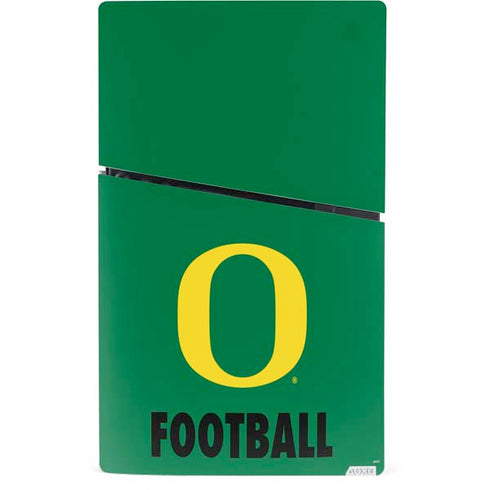 University of Oregon Football Green PS5 Slim Digital Edition Console Skin