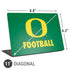 University of Oregon Football Green Universal Laptop 11in (8.8 x 6.2in) Skin