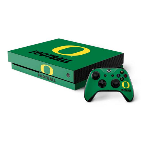 University of Oregon Football Green Xbox One X Bundle Skin