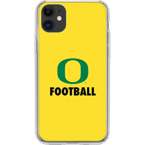 University of Oregon Football iPhone 11 Clear Case