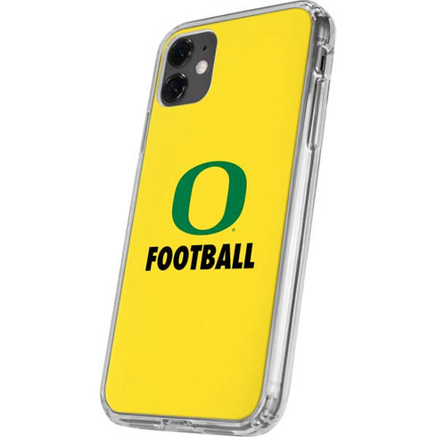 University of Oregon Football iPhone 11 Clear Case