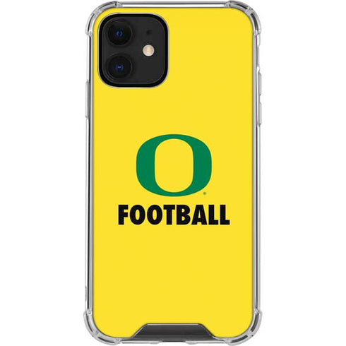 University of Oregon Football iPhone 12 Clear Case