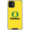 University of Oregon Football iPhone 12 Clear Case