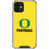 University of Oregon Football iPhone 12 Clear Case