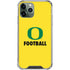 University of Oregon Football iPhone 12 Pro Max Clear Case