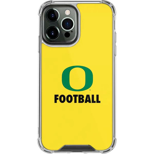 University of Oregon Football iPhone 13 Pro Max Clear Case