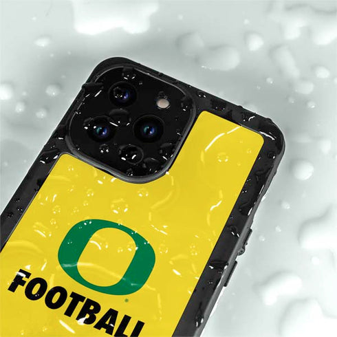 University of Oregon Football iPhone 14 Pro Max Waterproof Case