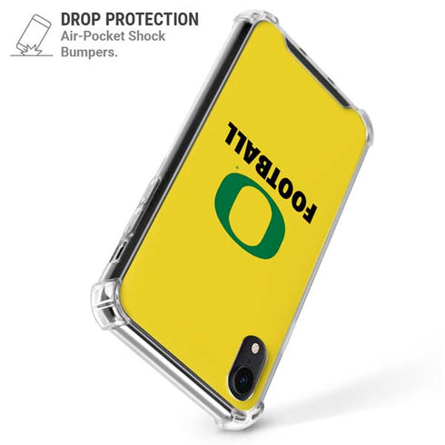 University of Oregon Football iPhone XR Clear Case