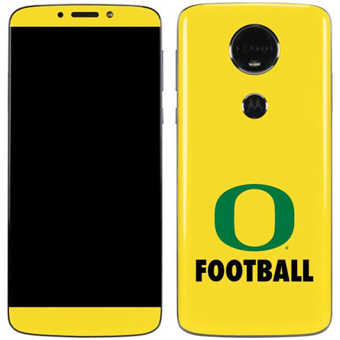 University of Oregon Football Moto E5 Plus Skin