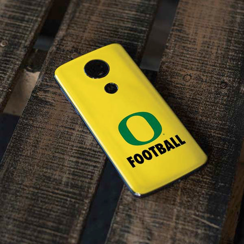 University of Oregon Football Moto E5 Plus Skin
